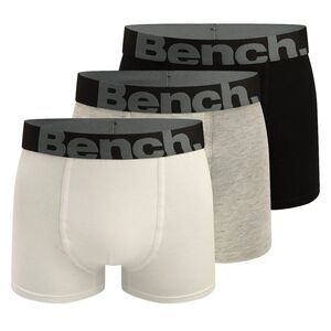 Bench Mens Conan Boxer Shorts (Pack of 3) / Black/Gray/White